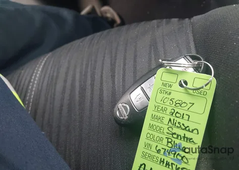 2017 Nissan Sentra Sv из США, поврежденный, VIN 3N1AB7AP0HL674900